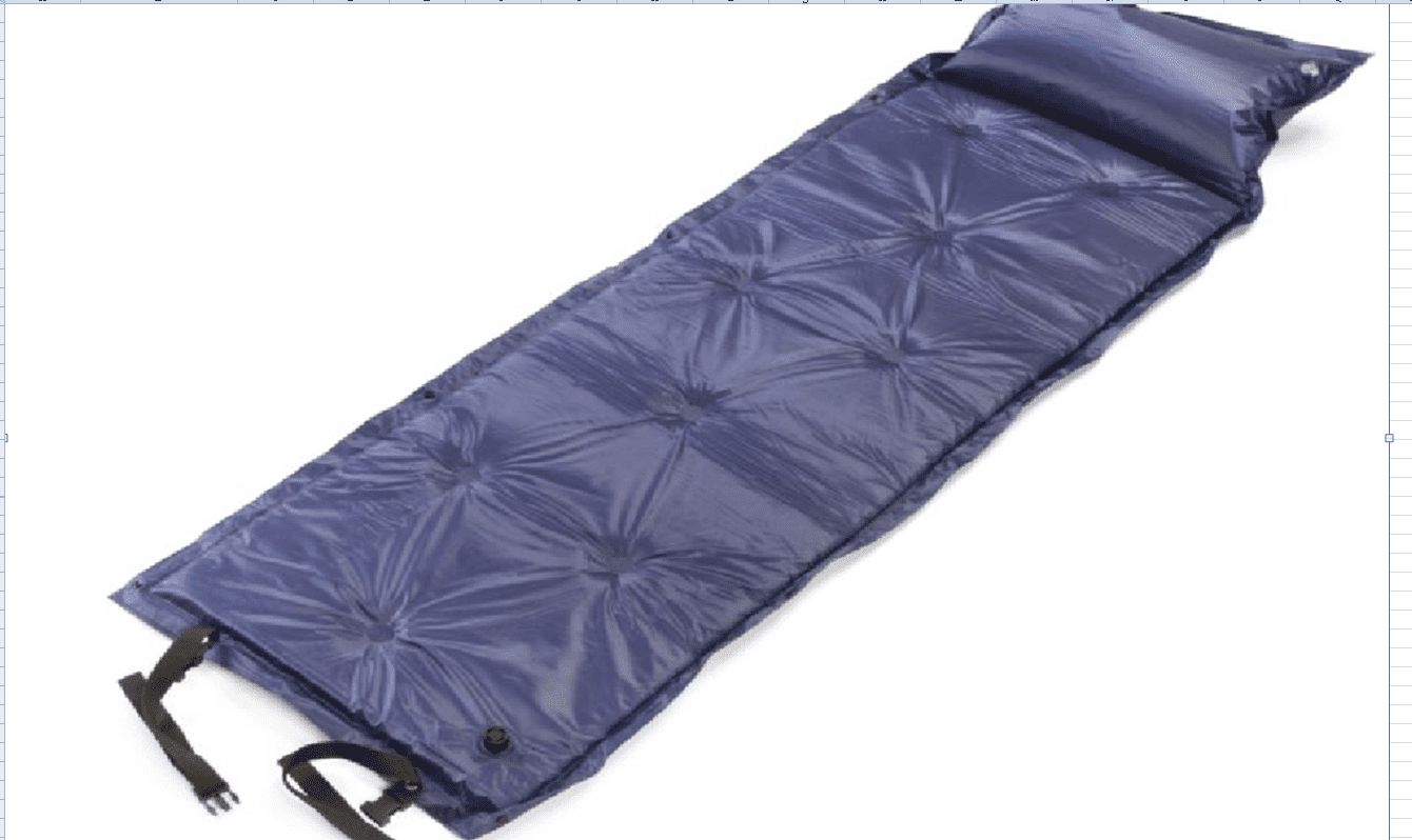 New SelfInflating Camping Sleeping Bag Mat Single Inflatable Portable