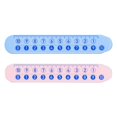 thumbnail image 2 of TA5C Addition & Subtraction Calculator Numbers Matching Digital Decomposition Ruler Pink, 2 of 5