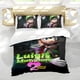 thumbnail image 5 of Mansión de Luigi Conjunto de sábanas temático, trío de piezas, cómodo y amigable con la piel, diseño único, regalo de decoración para el hogar para familiares, amigos y fans,140cm *210cm, 5 of 6