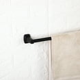 thumbnail image 5 of Mainstays Square Style Wall Mount Steel 24 inch Towel Holder Bar, Black Finish, Horizontal Orientation, 5 of 6