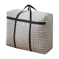 thumbnail image 2 of Bolsa de almacenamiento para mudanzas y embalaje para ropa, edredones y objetos | Organizador de equipaje tejido de gran capacidad | Para viajes y uso doméstico, 2 of 6