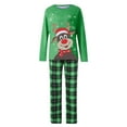 thumbnail image 2 of Meihuid Plus Size Christmas Pajamas for Family 2023,Funny Plaid Family Christmas Pjs Matching Sets Xmas Shirts and Pants Sets, 2 of 10