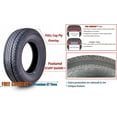 One Premium FREE COUNTRY Trailer Tire ST205/75R15 205 75 15 Radial 8