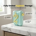 thumbnail image 5 of Automatic Pop-up Portable Floss Dispenser with 50 Pcs Dental Floss, Refillable for Home, Restaurant, and On-the-Go Oral Care (Green), 5 of 8