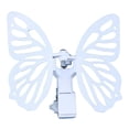 thumbnail image 4 of Dispositivo eléctrico de mariposa que aletea, modelo de plástico decorativo para escritorio, ideal para el hogar. Blanco, 4 of 9