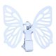 thumbnail image 4 of Dispositivo mecánico de mariposa eléctrica con alas batientes, adorno decorativo, para el hogar. Blanco, 4 of 9