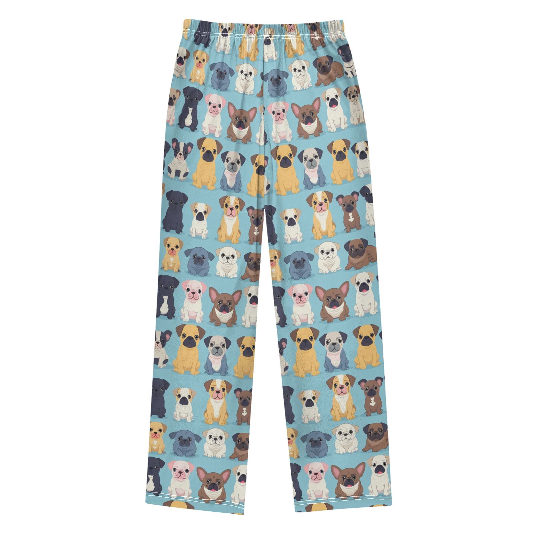joogoo Doodle Animal Dog Pajama Pants Pj Bottoms Sleepwear Lounge