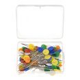 thumbnail image 1 of pitrice 100pcs Patchwork Needle Craft Embroidery Pins For DIY Quilting Tool Sewing Accessories Random Color, 1 of 8