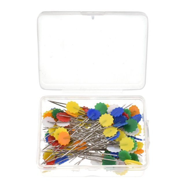 pitrice 100pcs Patchwork Needle Craft Embroidery Pins For DIY Quilting Tool Sewing Accessories Random Color