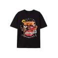 thumbnail image 1 of Men's Retro Hip Hop Street Style Graphic T-Shirt, 100% Cotton Short Sleeve Tee, 1 of 6