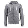 thumbnail image 2 of Men's Casual Fleece Sweater Pants Gym Running Athletic Jogging Track Suit Set (Heather Grey, 2XL), 2 of 4