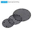 thumbnail image 3 of Uxcell Flower Pot Hole Mesh Pad, 120Pcs 3 Sizes Round Bonsai Drainage Mesh Grid Screen, Black, 3 of 6
