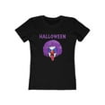 thumbnail image 2 of Purple Clown Halloween Tshirts Women Halloween Tops Clown Halloween Shirts for Women Halloween Gift for Her, 2 of 6
