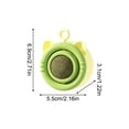 thumbnail image 2 of Catnip Ball Toy For Cats, Wall - Mounted Rotating Cat Chew Toy, Interactive Cat Molar Toy For Boredom Relief, Cat Self - Entertaining Toy With Catnip, Cat Teething Toy For Indoor, 2 of 4