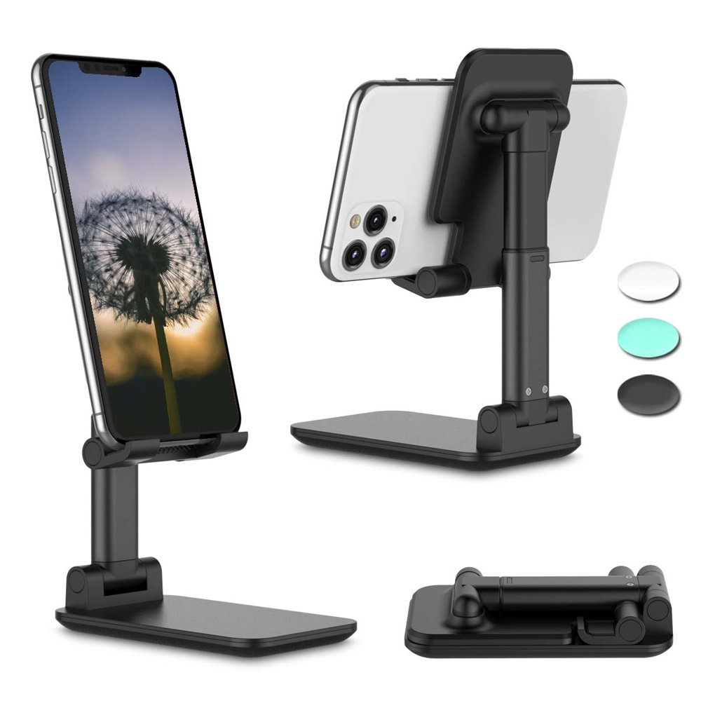 Adjustable Cell Phone Holder, Takfox Foldable Tablet Stand Mobile Phone