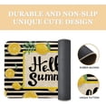 thumbnail image 3 of Hello Summer Lemon Door Mat, Anti-Slip Welcome Black Texture Creative Decor Seasonal Burlap Floor Mat Switch Mat for Indoor and Outdoor 17 x 29 Inch, 3 of 6