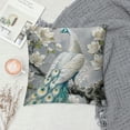 thumbnail image 2 of Orinice Peacock Flowers Tree Graphic Decorative Cushion Throw Pillow Cover Spring Aesthetic Decorative 1PC 12x12in, 2 of 5