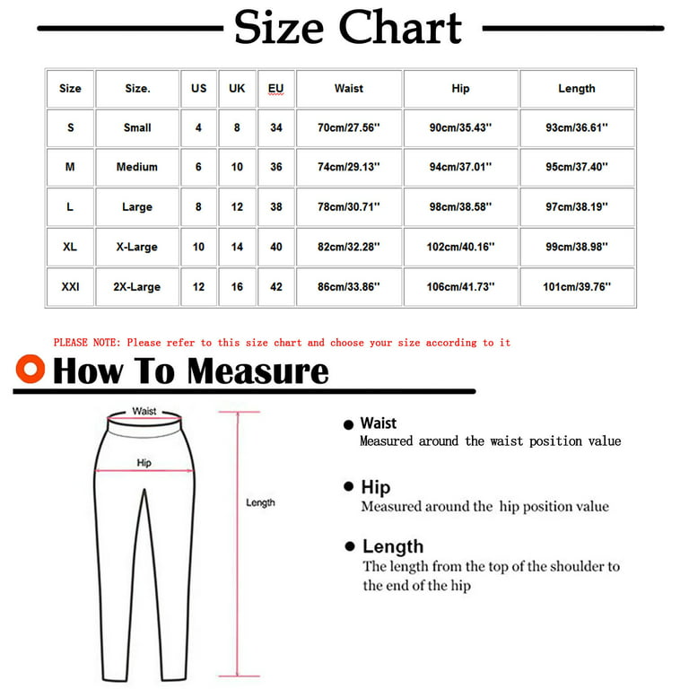 Mrat Womens Pants Plus Size Full Length Pants Fashion Ladies Casual Pocket  Bound Feet Zipper Printed Trousers Work Pants for Female Orange XXL 