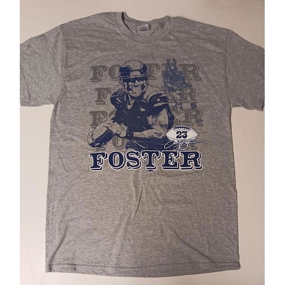 Vintage Football Player T-shirts Foster Medium
