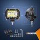 thumbnail image 2 of Barra de luces LED Nilight ZH416, 4 unidades, 10 cm, 60 W, combo Flood Spot, 2 of 8