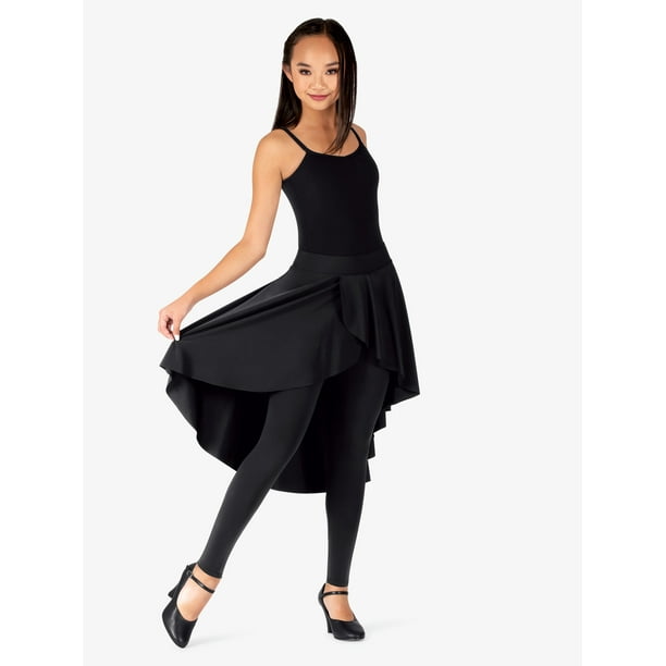 Download Baltog - Womens High-Low Mock Skirt Dance Leggings ...