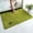Green, variant on Muyan 19X26 Inch Summer Carpet Front Door Carpet Super Absorbent Quick Drying Rubber Backing Non-Slip Floor Mat Washable Super Soft Bathtub Carpet Bathroom Carpet
