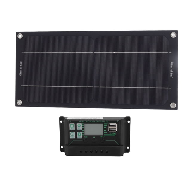 Kit De Cargador De Batería De Panel Solar De 600 W, Cargador De Batería Solar Portátil De 18 V Para Coche RV