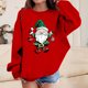 thumbnail image 1 of Blusas y camisas de manga larga con cuello redondo para niños Estampados navideños de manga larga Casual Suelto Forro polar para mayor calidez Sudadera con capucha de manga larga con cuello redondo pa, 1 of 4