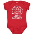 thumbnail image 3 of Inktastic Mommy and Daddy Little Valentine Boys or Girls Baby Bodysuit, 3 of 5
