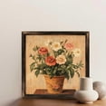 thumbnail image 6 of Floral Pot Arrangement Stilllife Wooden Sign Wall Plaque - Vintage Art Decoration, Wall Decoration - Ideal Gift For Home Decoration, Living Room, Bathroom, Bedroom, Garden, Dining, Bar, Cafe, Festi, 6 of 7