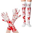 thumbnail image 1 of Guantes Sangrientos de Halloween y Calcetines Conjunto de Calcetines Guantes de Calcetines de Sangre,Calcetines Manchados De Sangre Para Mujer,Disfraz Sangriento de Halloween, 1 of 5