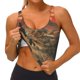 thumbnail image 3 of Fotbe 1860s Style American Cowboy Sujetador Deportivo Largo sin Aros para Mujer con Almohadillas y Soporte Medio, Transpirable y Absorbente, Camiseta Tipo Chaleco o Tank Top-XX-Large, 3 of 8