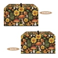 thumbnail image 6 of FOR U DESIGNS Mushroom Sunflower Pattern Microwave Oven Dust Cover Portable Shield for Countertop Appliances Stain Resistant Microwave Oven Grill Covers Protector Home Decor-S, 6 of 8