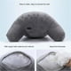 thumbnail image 4 of Almohada de lectura Cagnkofi para adultos, almohada de espalda para cama, almohada de espuma viscoelástica triturada con brazos y bolsillos, funda lavable para ver televisión, jugar y relajarse., 4 of 5