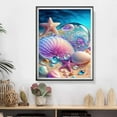 thumbnail image 6 of Seaside Diamond Art Painting Kits, Beach Diamond Art Painting Kits,DIY 5D Shell Diamond Art Painting Home Wall1 Kits Art Craft Diamond Landscape for Picture Kit,Seaside YDTG, 6 of 9