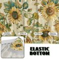 thumbnail image 5 of Jiueut Vintage Sunflower Pattern Armless Futon Cover, Machine Washable Sofa Slipcover with Stretch Bottom Anti-Slip Non Armrest Couch Chair Covers, 5 of 7