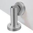 thumbnail image 2 of Magnetic Door Stopper, Stainless Steel Brushed Door Catch Modern Solid Rigid Door Stoppers Baby Proof Door Holder Wall/floor Mount, 2 of 5