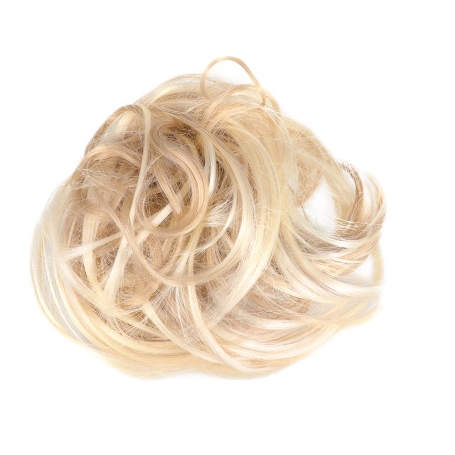 Peluca rizada y esponjosa con aro realista para mujer, coleta, para niñas (86H613)