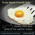 thumbnail image 4 of Anolon X Hybrid 2 Piece Nonstick Induction Frying Pan Set, Charcoal Gray, 4 of 11