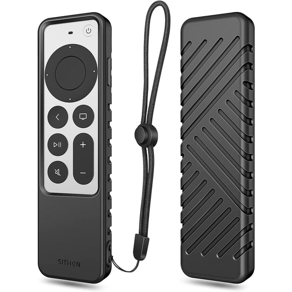 SITHON Silicone Case for Apple TV 4K 2021 Remote Controller, Lightweight Shockproof Anti Slip Protective Cover