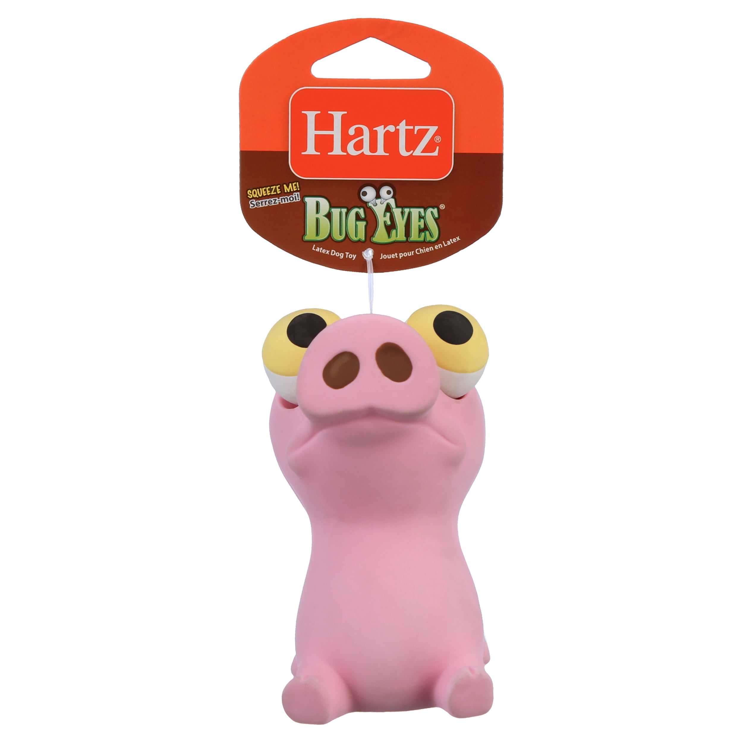 hartz bug eyes ladybug dog toy