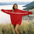 thumbnail image 4 of I Love You This Much Matching Hoodies for Couples Mens Women Hoodies Pullover Long Sleeve Fashion Casual Oversized Valentine'S Day Hoodies XXL, 4 of 5
