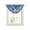 Navy Blue White, variant on Sunflower Farmhouse Waterfall Valances for Windows, Spring Summer Retro Floral Butterflies Sheer Valance Curtains, Rod Pocket Elegant Swag Valances for Living Room Bedroom, 47.2"x38.5", 1 Panel
