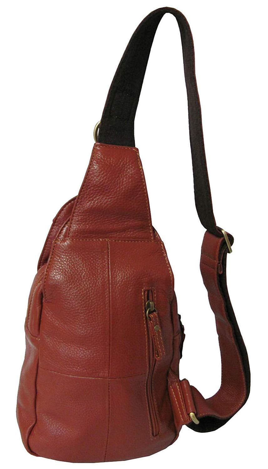 amerileather grylls petite sling purse
