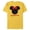 Yellow, variant on Disney Minnie Mouse Red Bow Icon Sobrina Familia Spanish- Short Sleeve Blended T-Shirt for Adults - Customized-Yellow