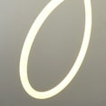 thumbnail image 2 of Line Art Strip Pendant Light Aluminum Chandelier LED Pendant Line Light Gold 60*30CM, 2 of 12