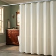 thumbnail image 6 of Unique Bargains Modern Waffle Weave Shower Curtain with 12 Hooks Beige 71"W x 71"L, 6 of 6