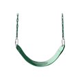 thumbnail image 1 of Swing-N-Slide Heavy Duty Green Swing Seat - 58" Vinyl Coated Chain Backyard Playground Swing for Replacement or Accessories, 1 of 11