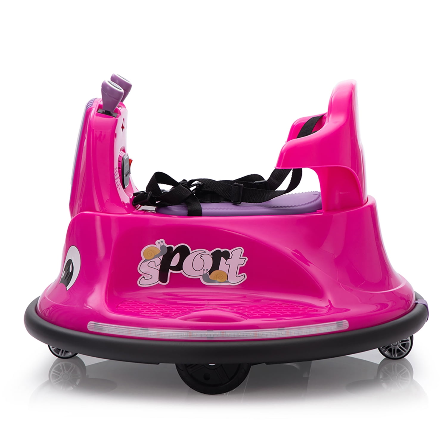 Kadyn 12V Snail-Shaped Kids Electric Bumper Car with Remote Control, Ride On Car with LED Lights, Music, 360 Degree Rotate, Toddler Race Toys, 3-8 Years Old, Red Kadyn 12V Snail-Shaped Kids Electric Bumper Car with Remote Control, Ride On Car with LED Lights, Music, 360 Degree Rotate, Toddler Race Toys, 3-8 Years Old, Red
