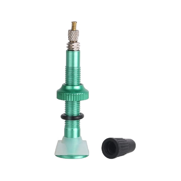 Greeniant Válvula de neumático Pieza reemplazada Accesorios de ciclismo Artesanía Núcleo de rueda Diseño desmontable Instalación práctica Vástago Ciclismo Verde Greeniant OD026398-06
